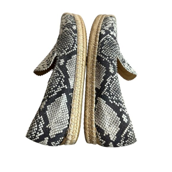 Stuart Weitzman Catalan Snake Python Print Espadrilles Flats Comfort Shoes 10 - Picture 9 of 14